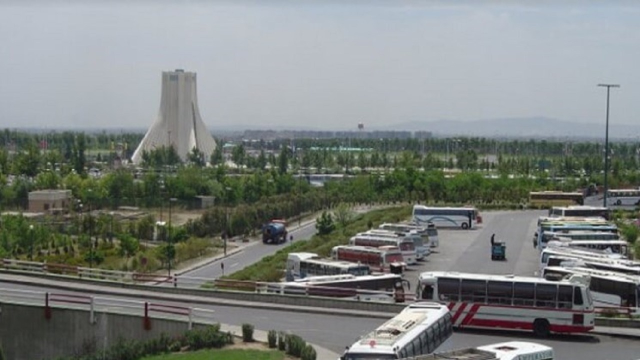  پایانه مسافربری غرب تهران به مناسبت ۲۲ بهمن تعطیل شد