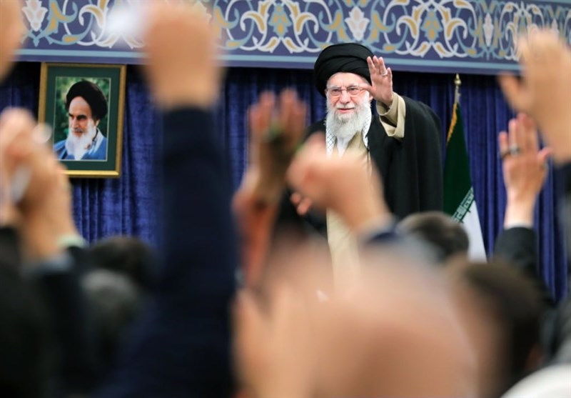 دیدار مردم قم با امام خامنه‌ای 