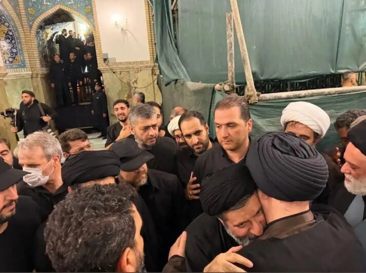 ملاقات فرزند رهبر شهید با سیدحسن خمینی 