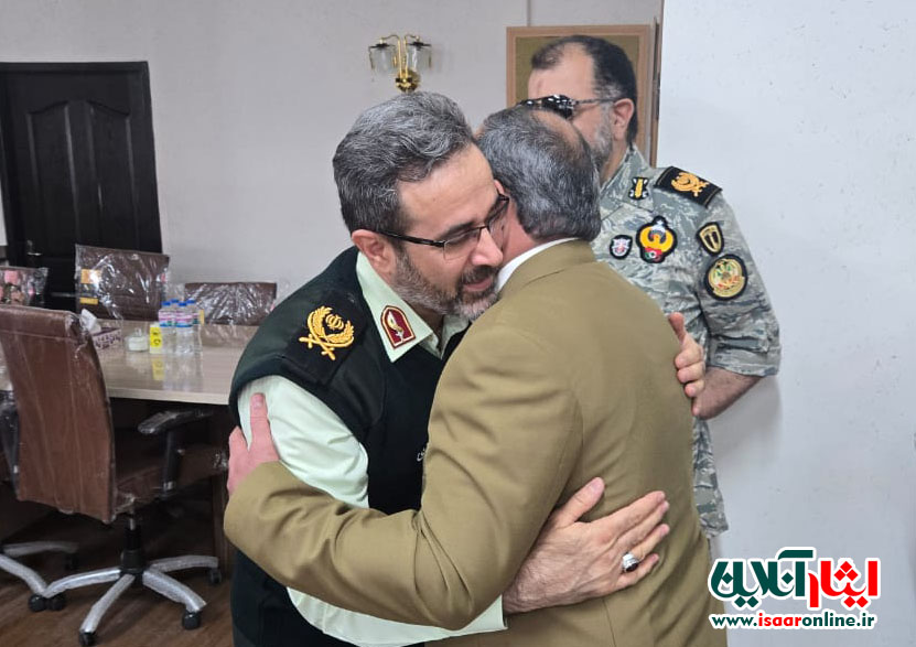دیدار دکتر حسین آبشاهی با سردار تقوی فرمانده فراجا اردبیل