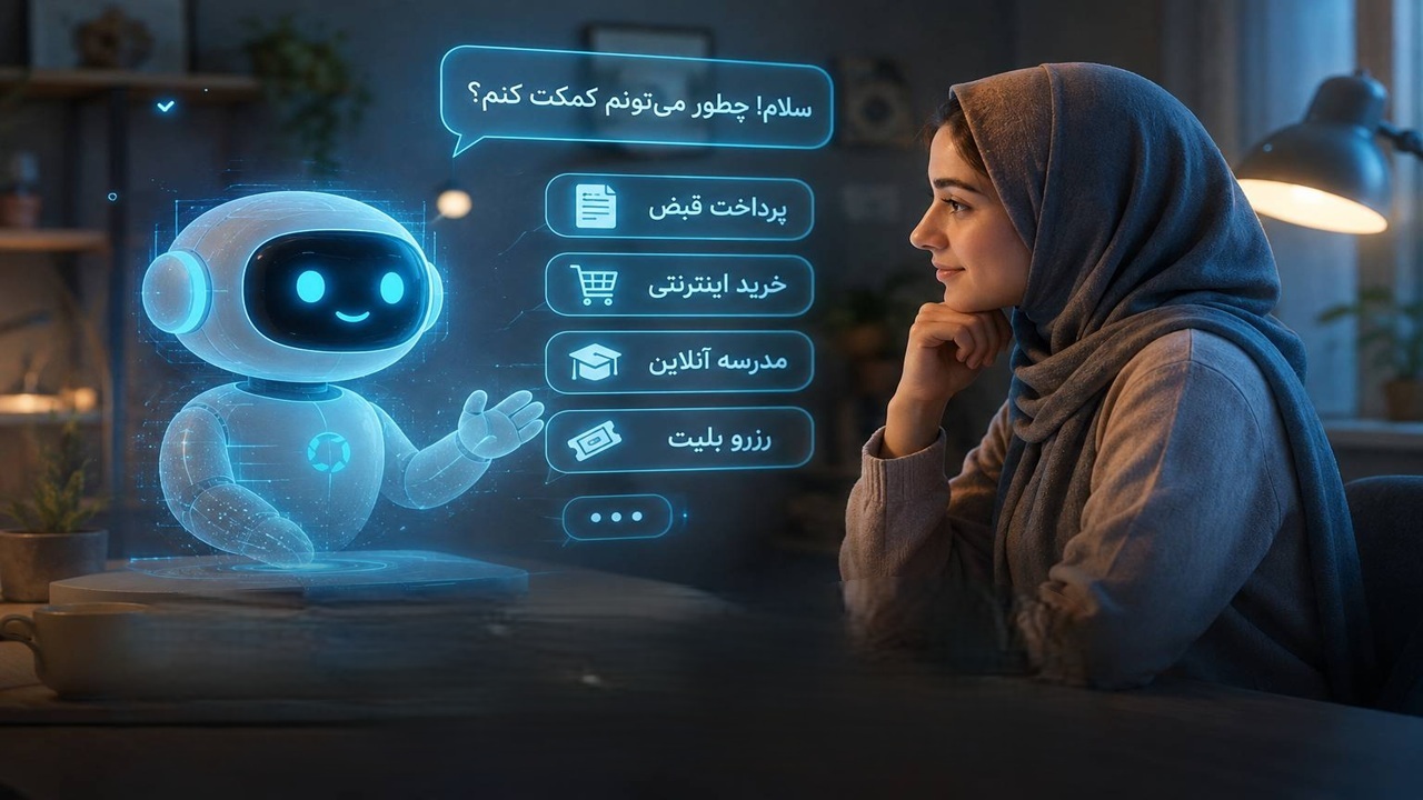 از پرداخت قبوض تا مدرسه آنلاین با هوش مصنوعی