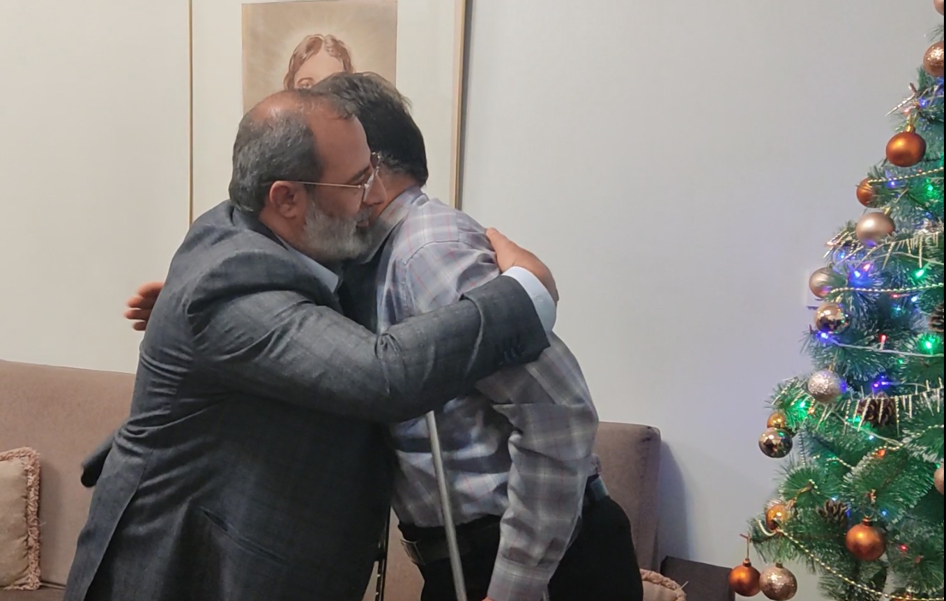 دیدار با آزاده جانباز مسیحی