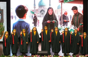 تجلیل از همسران فداکار جانبازان بصیر در سالروز میلاد حضرت زینب(س)