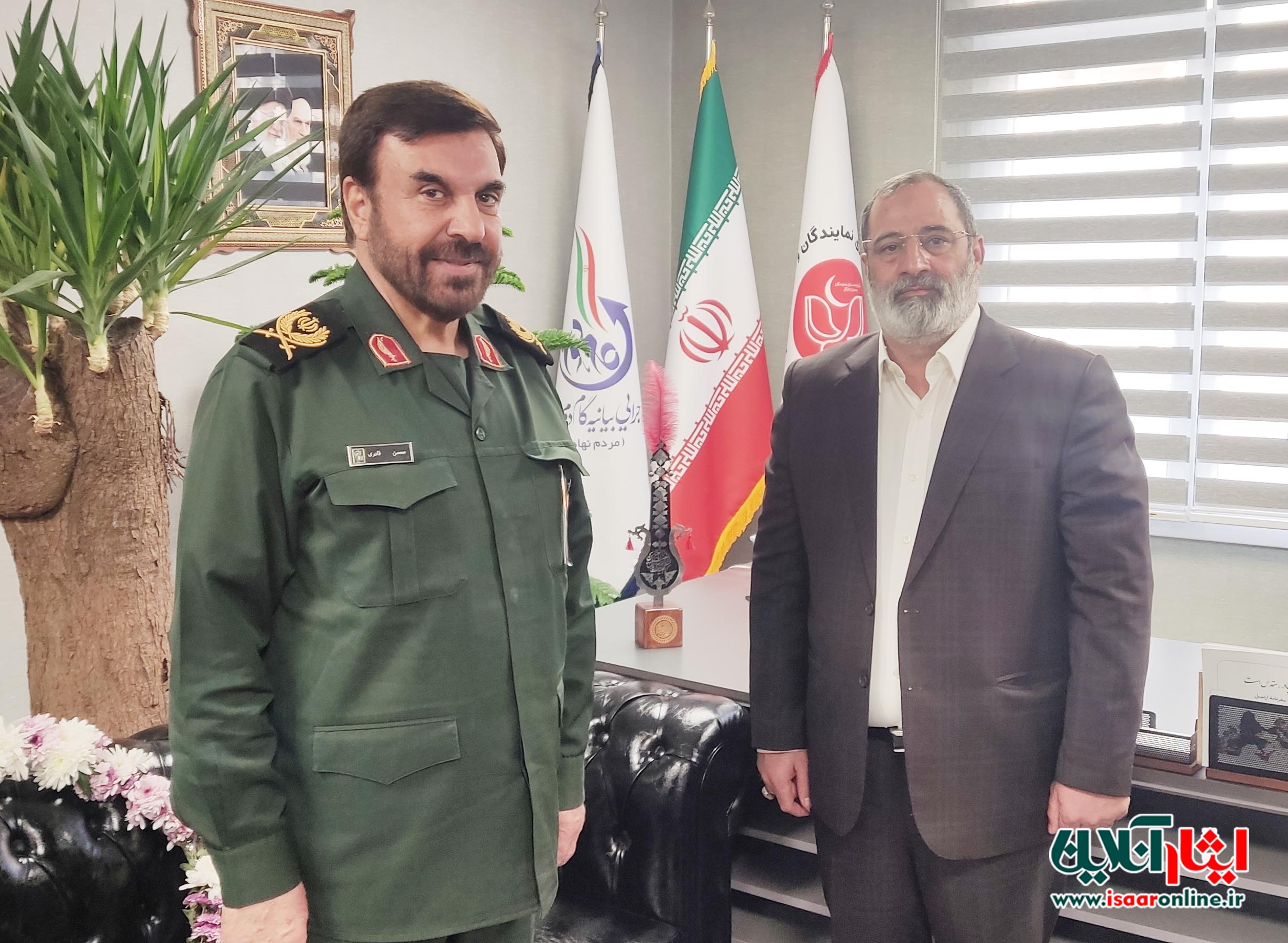 آیینی برای قدردانی از علمداران ایران